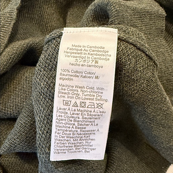 J. Crew Men's Olive Crewneck Sweater - Picture 7 of 13